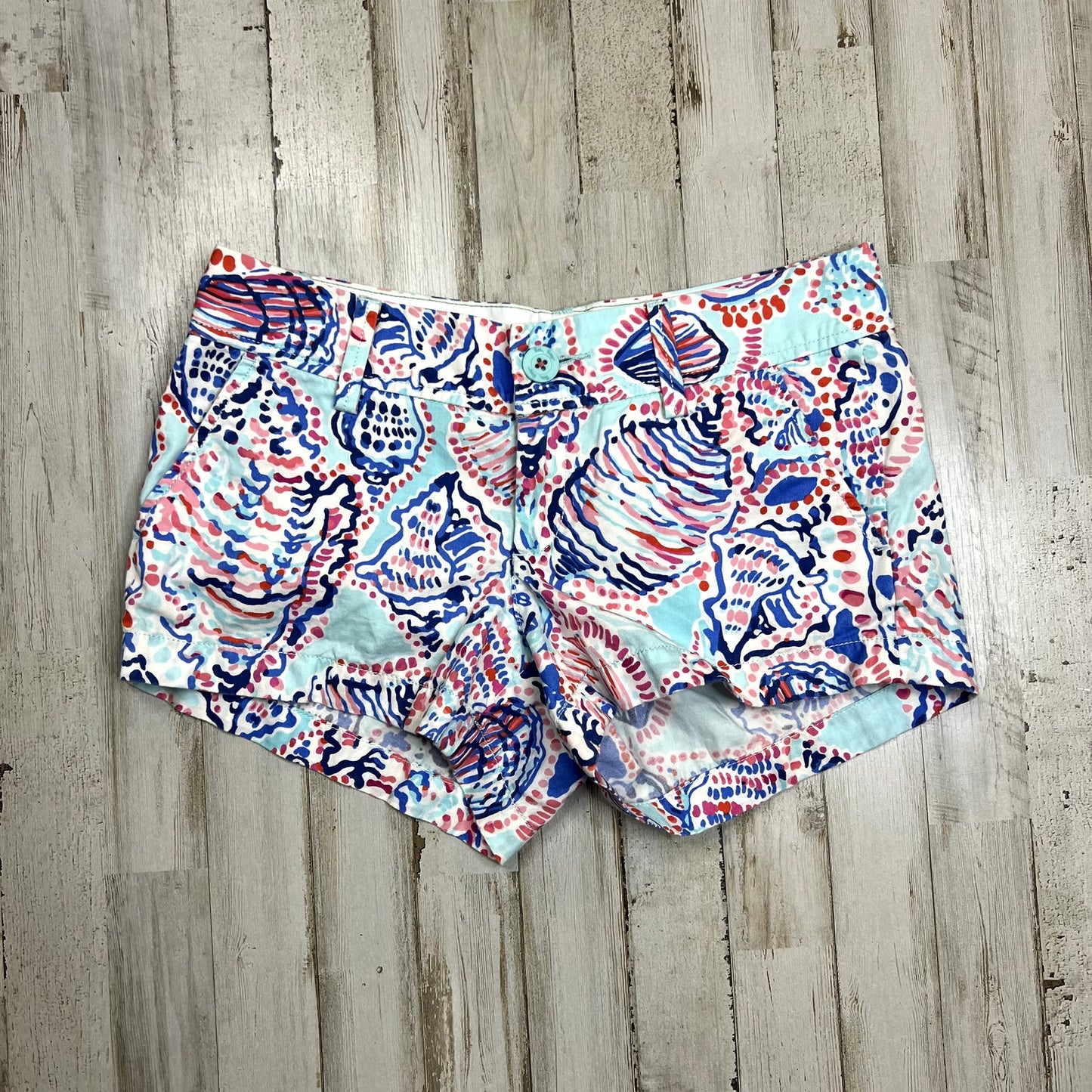 Lilly Pulitzer The Walsh Short Shell Me About It Size 0 Multicolor Summer Casual