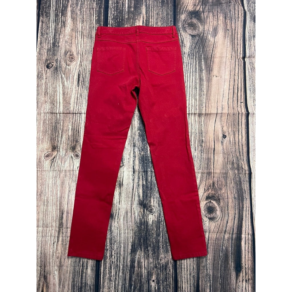 J.McLaughlin Women's Red Slim Ankle Jeans Size 4