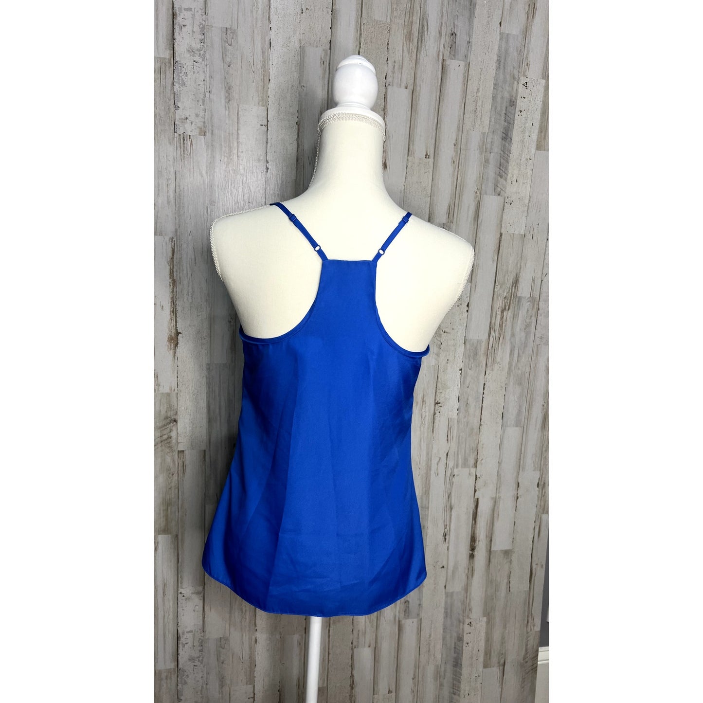 J. Crew Women's Sleeveless Blue Racerback Tank Top Size 2 Casual