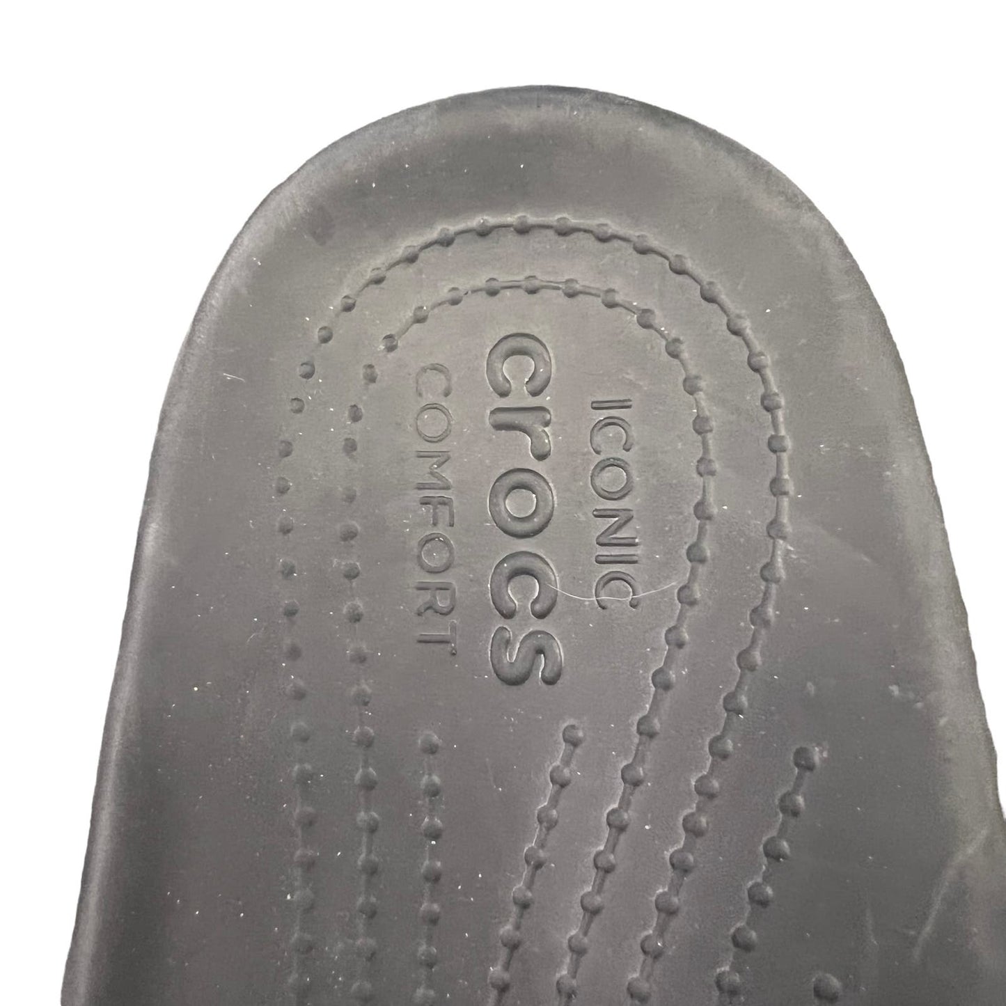 Crocs Classic Iconic Comfort Slide Sandal Black Beach Neutral Comfort Men's 12