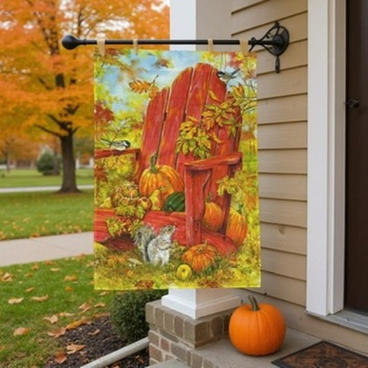 Toland Home Garden Fall Adirondack House Flag Thanksgiving