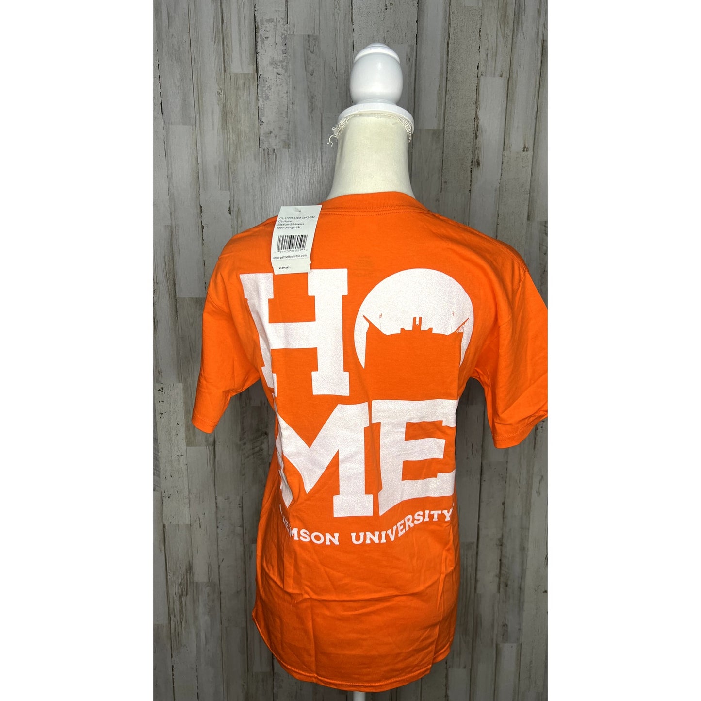 NWT Clemson University Women's Medium Orange Graphic Print Short Sleeve T-Shirt