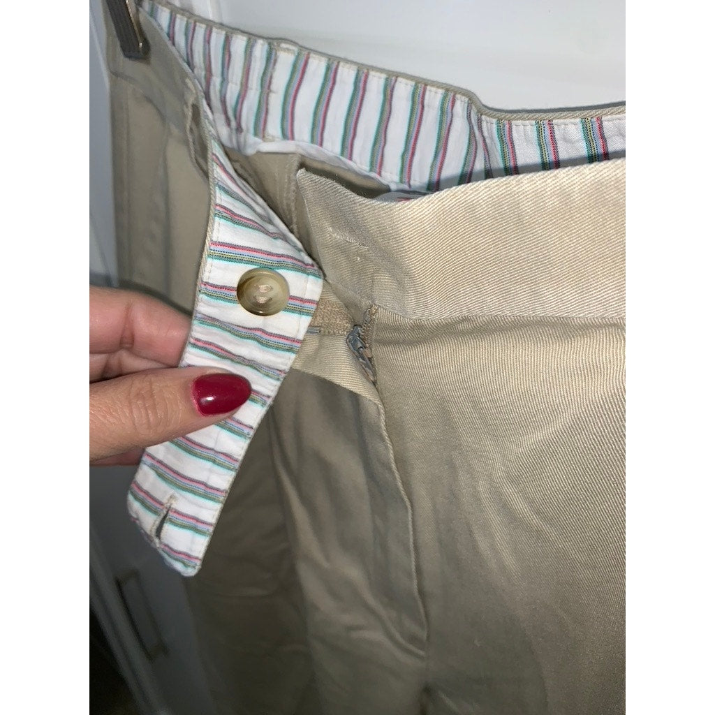 Talbots Petites Women's Size 12 Beige Chino Pants Straight Leg