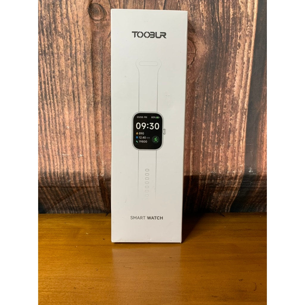 TOOBUR Smart Watch Purple 1.91in Touchscreen IP68 Bluetooth