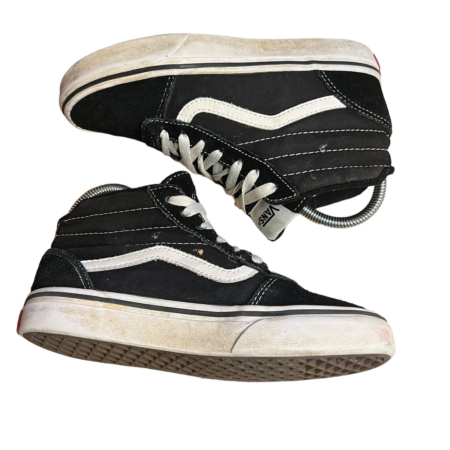 Vans SK8-Hi Black & White High Top Suede Sneakers Men’s 6.0 / Women’s 7.5