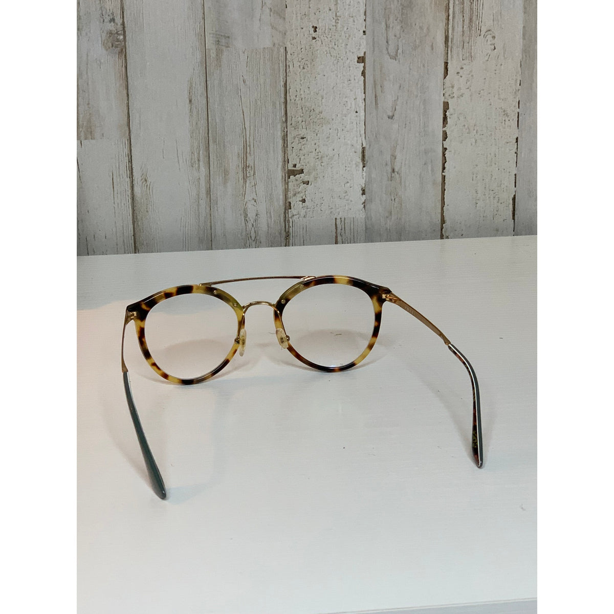 Prada Prescription VPR 15T Eyeglass Frames 52□21 140 Tortoise Gold Made In Italy