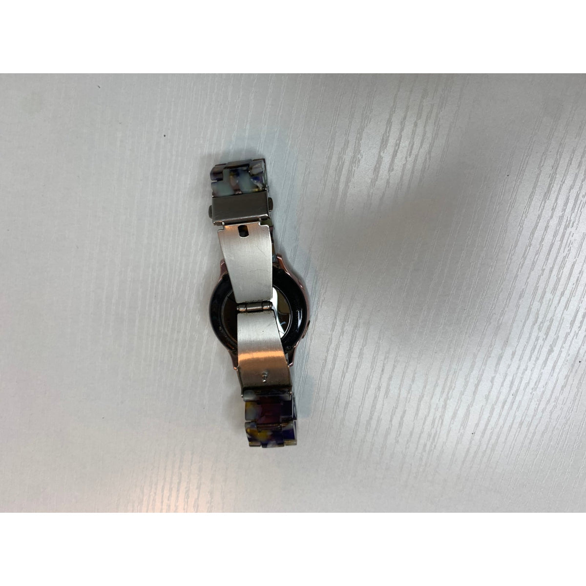 Samsung Galaxy Watch Active2 Rose Gold Cracked Screen Resin Link Band NOT TESTED