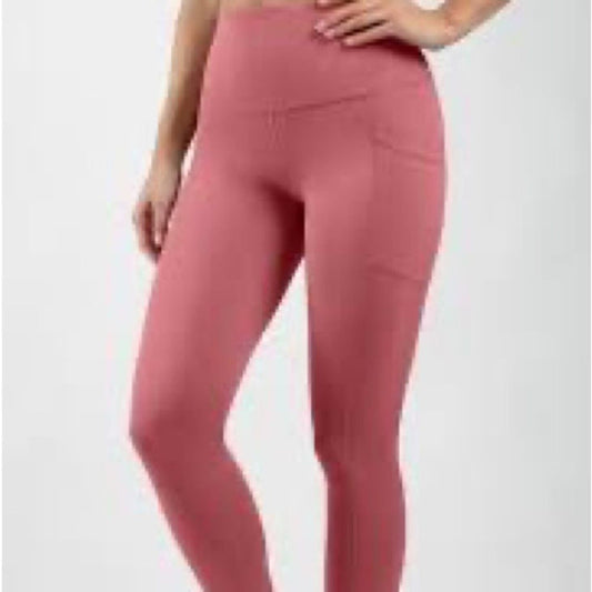 90 degrees by Reflex pink active leggings M