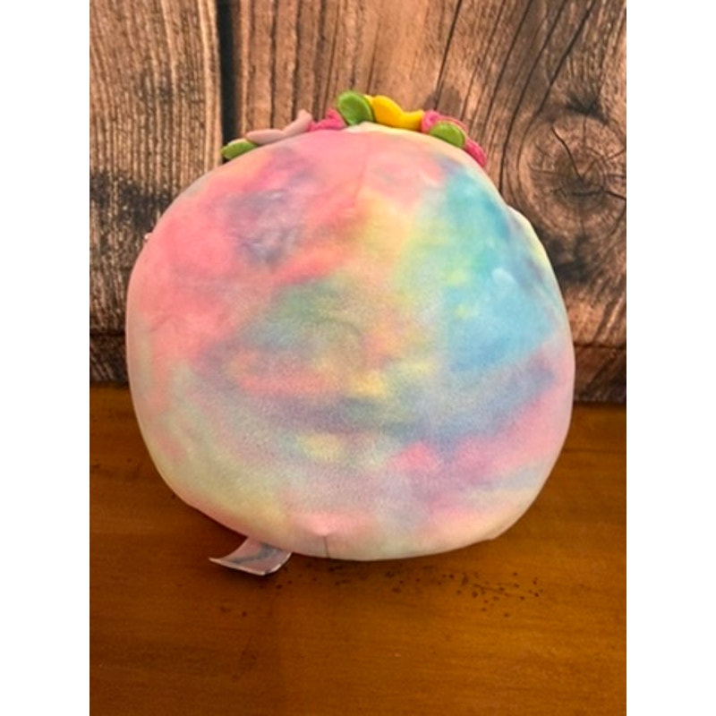 Squishmallows 8" Gretchen the Rainbow Sloth Plush Toy Multicolor