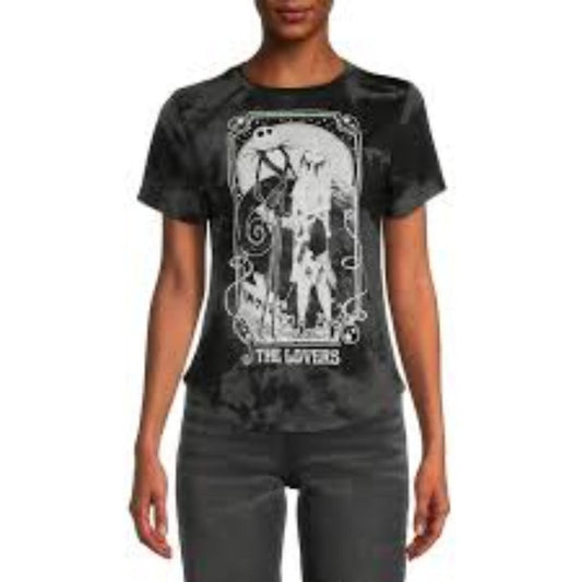 Disney Nightmare Before Christmas T-Shirt Womens 3XL Black Jack & Sally