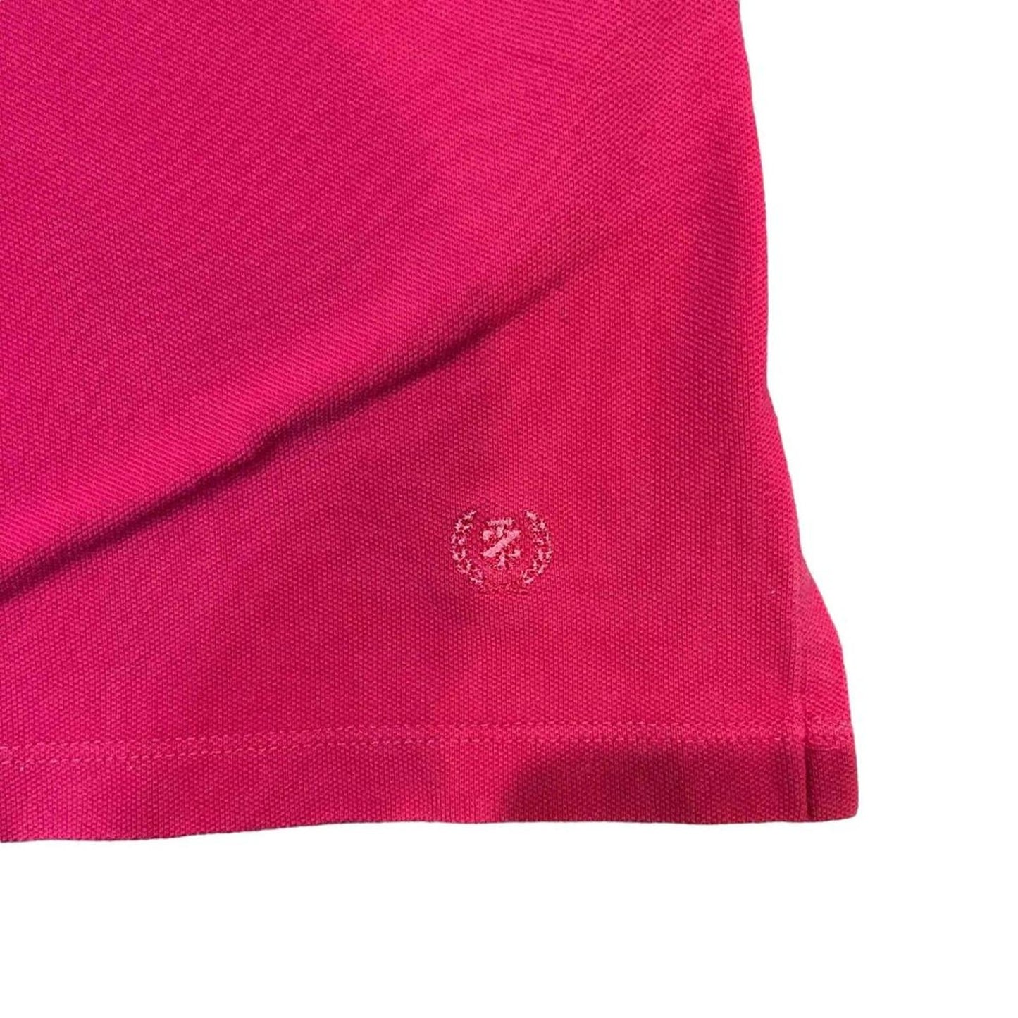 Izod Women's Pink Short Sleeve Button-Down Collar Casual Polo Shirt Size 1X