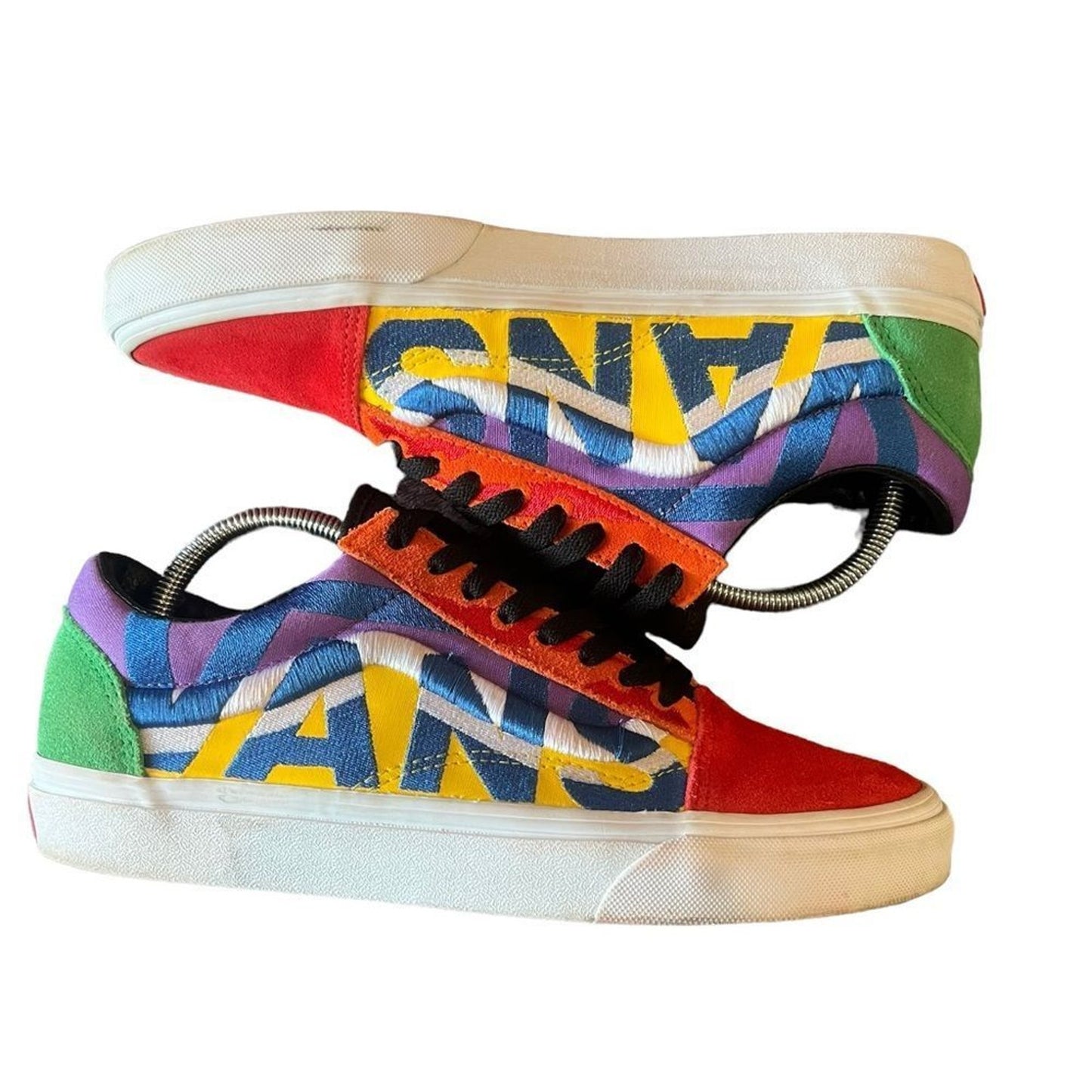 Vans Old Skool Statement Skate Shoes Multicolor Low Top Men's 8.5