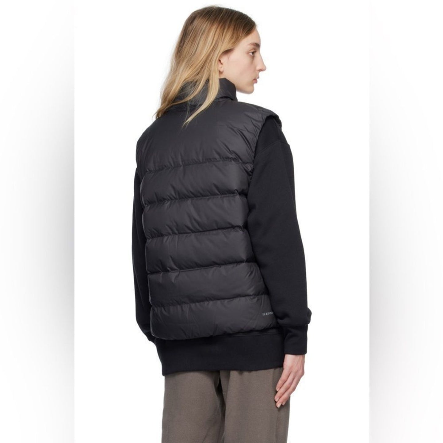 NWT Nike Sportswear Therma-FIT Windrunner Puffer Vest Womens 2XL Black