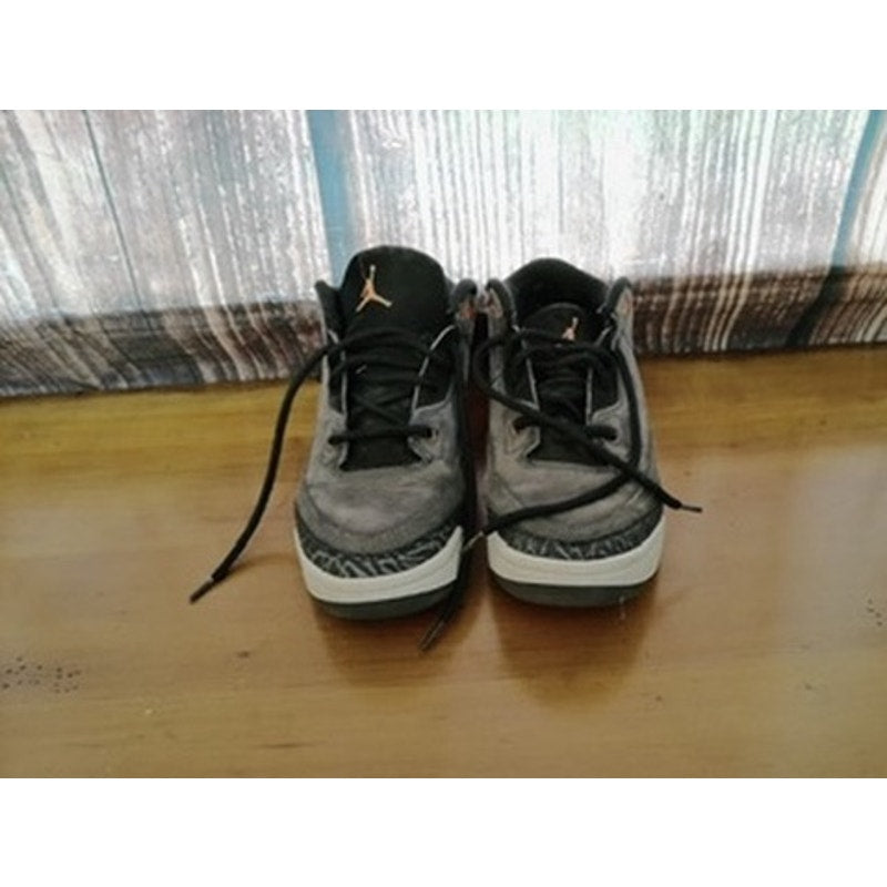 Jordan Air Jordan 3 Retro Fear Pack Men's Sneakers Gray 3Y