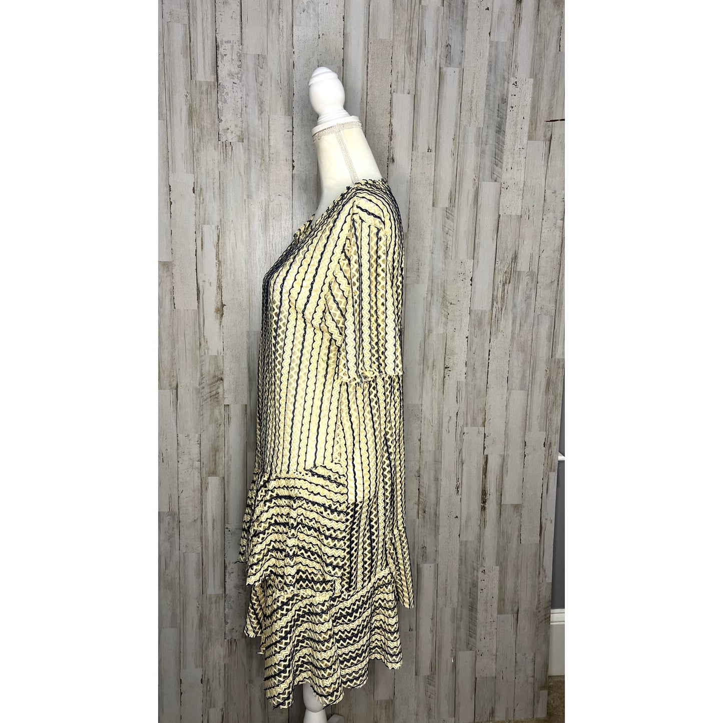 Zara Women's Mesh Asymmetrical Dress Size Medium Multicolor Party Cocktail