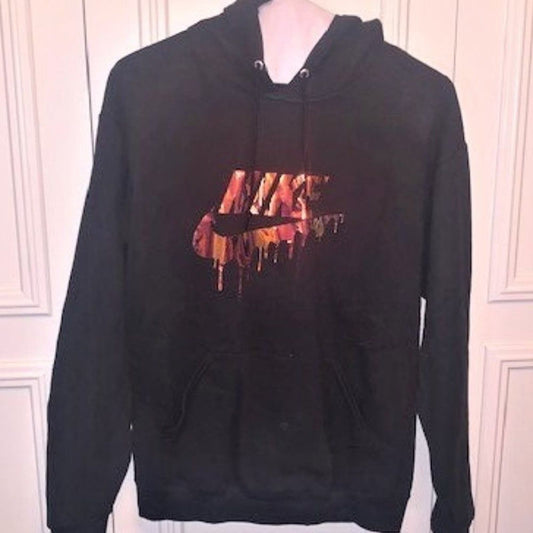 Black long sleeved hoodie M