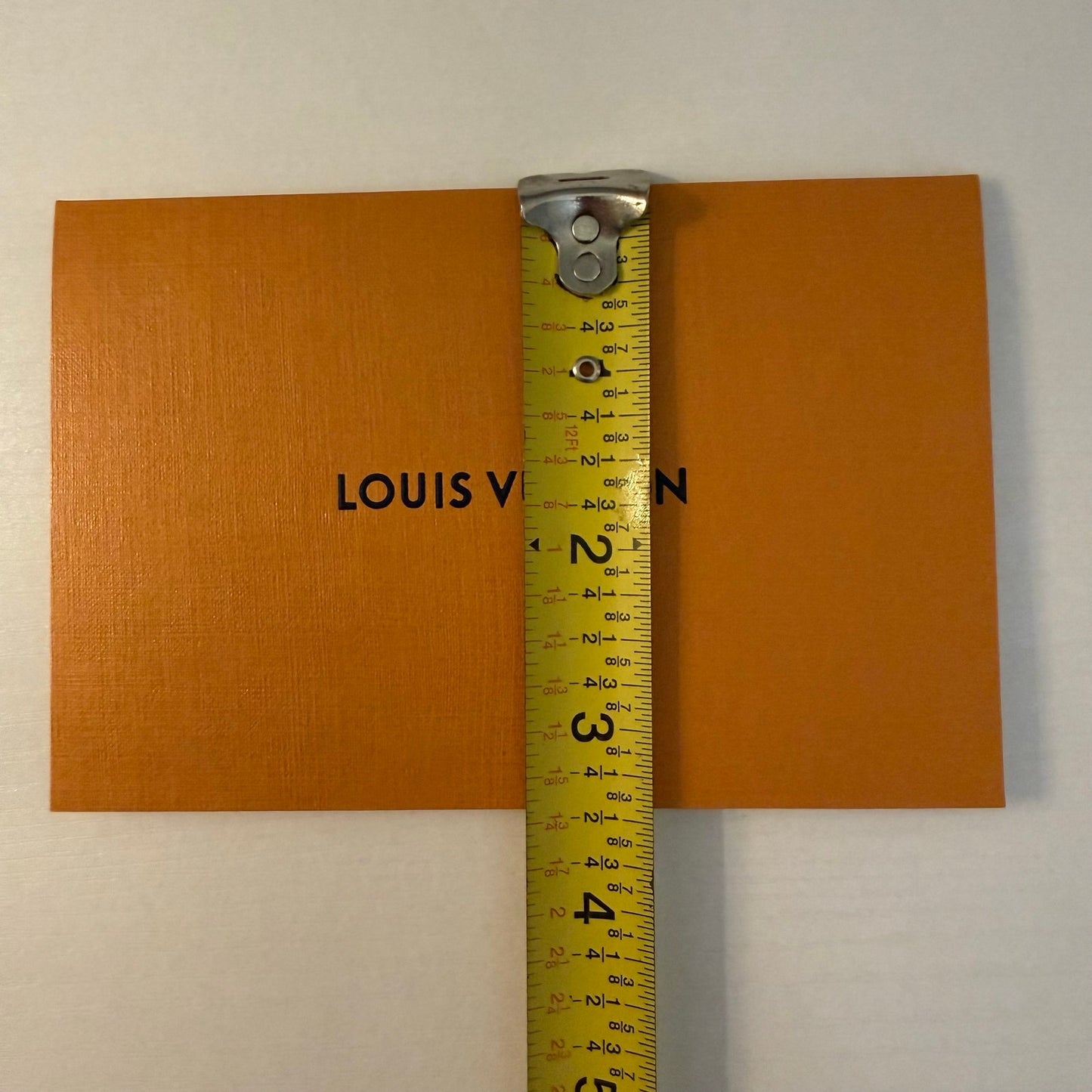 Louis Vuitton Gift Card Envelope Presentation Sleeve Orange 5x3