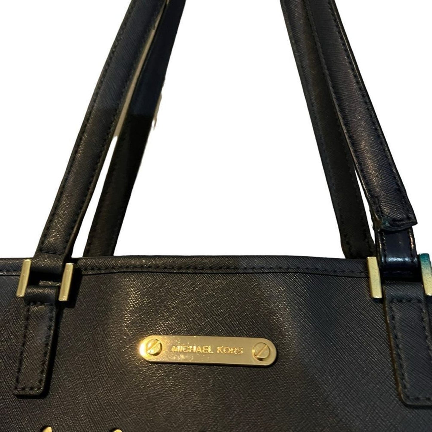 Michael Kors Carryall Jet Set Navy Blue Tote