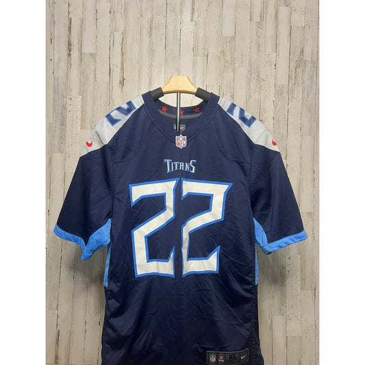 Nike NFL Tennessee Titans Derrick Henry #22 Men's XL Navy Blue Jersey