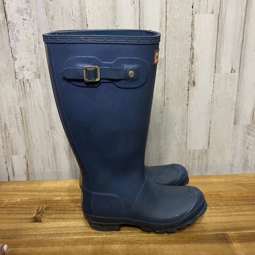 Hunter Women's Original Tall Rain Boots Navy Blue Size 5