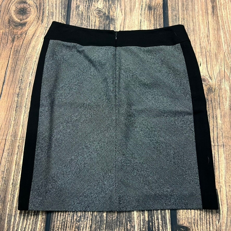 Antonio Melani Women's Black A-Line Knee Length Skirt Size 10
