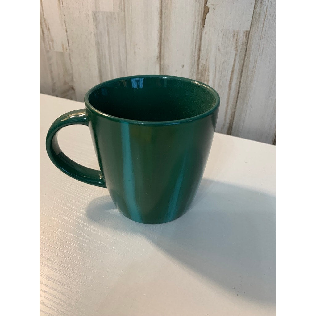 Starbucks Coffee Mug Green Mermaid Siren Logo 12 oz Cup