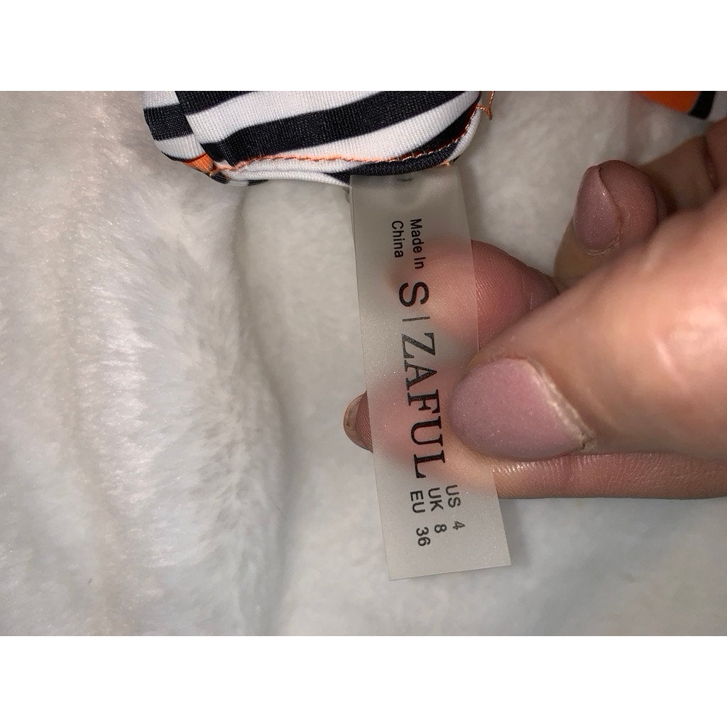 Zaful Women's Striped Bikini Set Multicolor Size Small Beach Swimwear