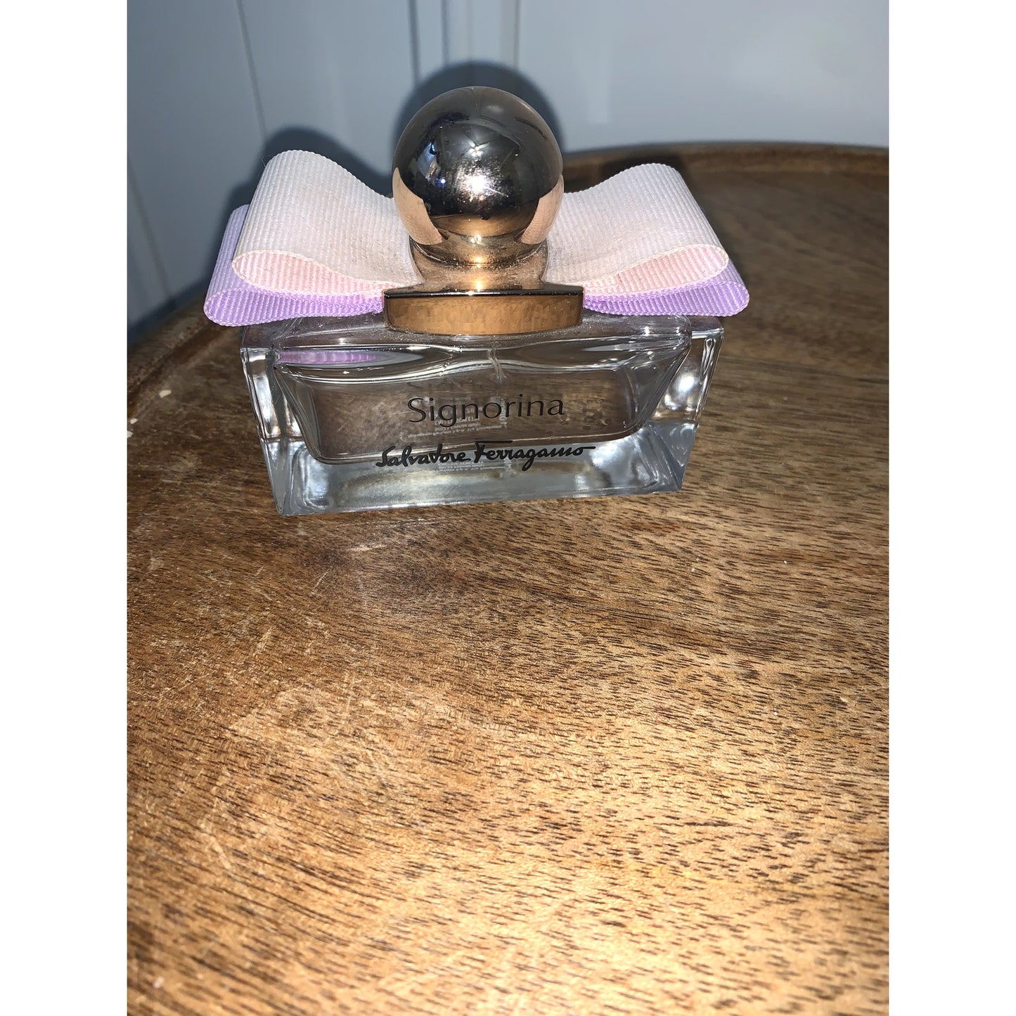 Salvatore Ferragamo Signorina Eau De Parfum Empty Perfume Bottle Floral