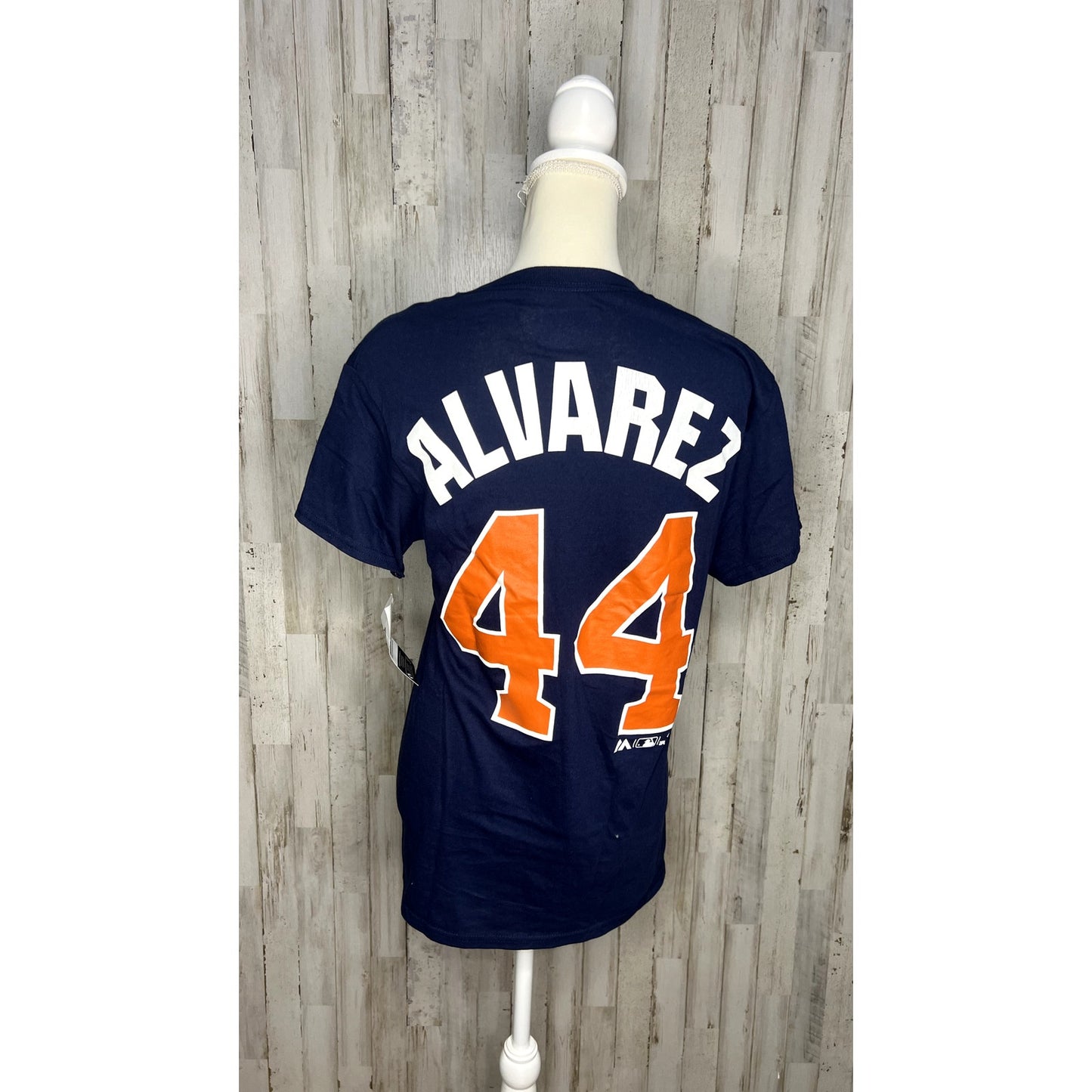 NWT Houston Astros Yordan Alvarez #44 Men's Blue T-Shirt Size Small