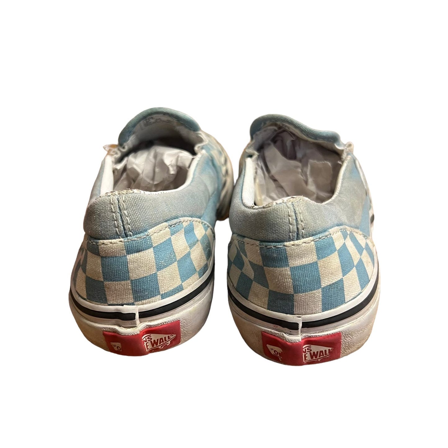 Vans Classic Slip-On Checkerboard Ashley Blue/Dusty Blue Sneakers Kids Size 13.5