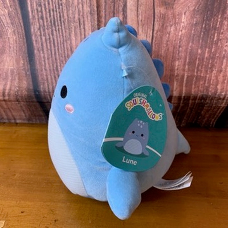 NWT Squishmallows Lune Loch Ness Monster Plush Blue 7 in