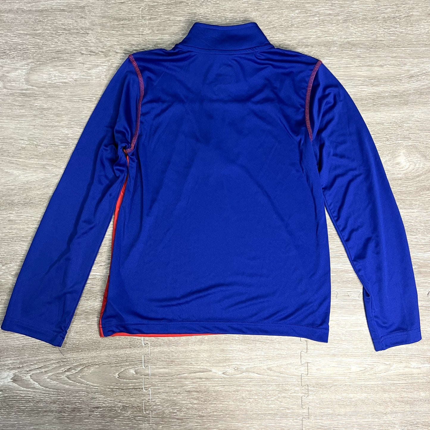 NWOT New York Rangers Kids Mediu Quarter-Zip Long Sleeve Pullover Top