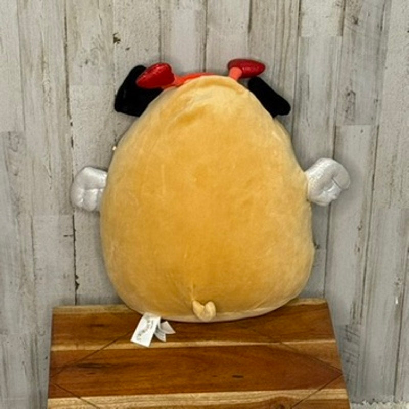 Squishmallows Pam the Pug Valentines Squad Plush Toy Small 12"