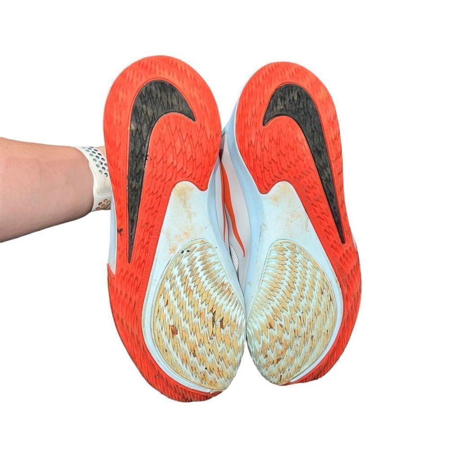 Nike Future Court SD GS Pure Platinum Team Orange Size 7Y