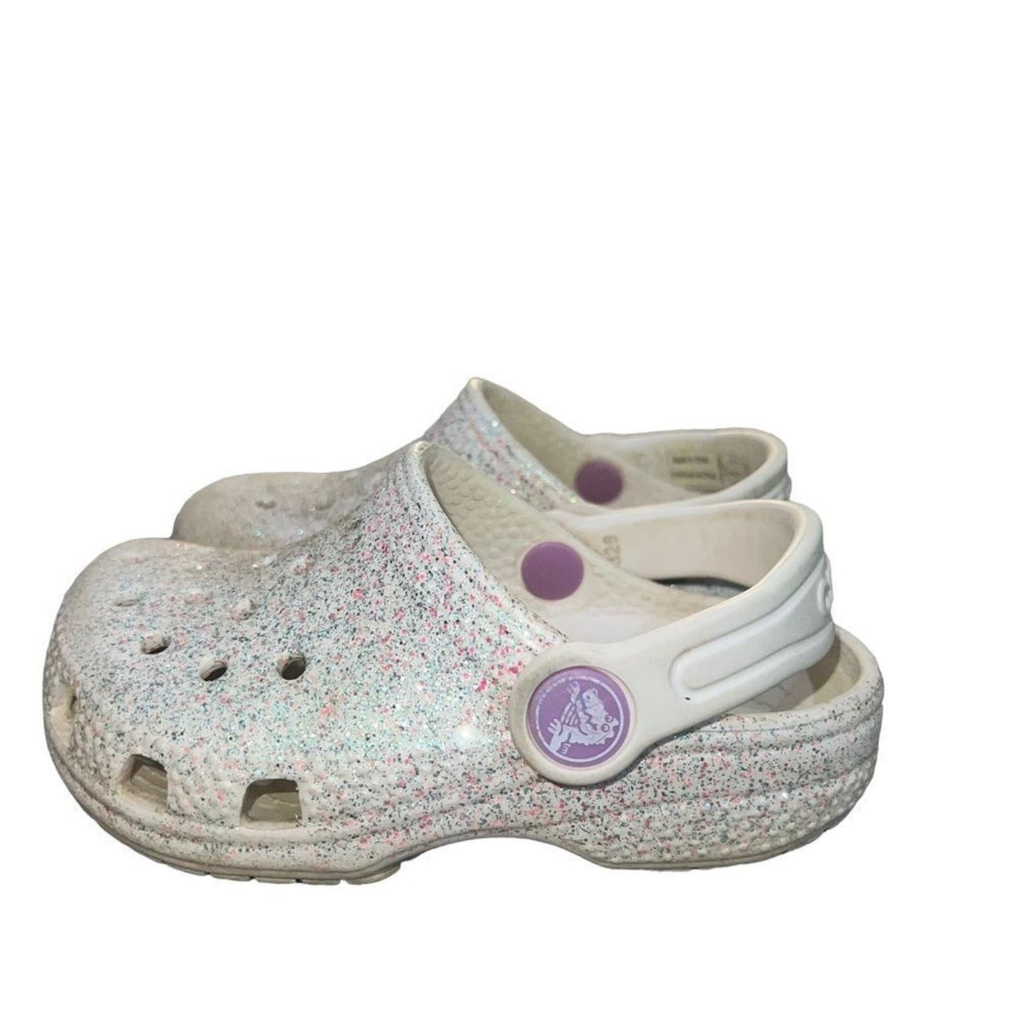 Girls' Crocs  Classic Glitter 2 Clogs Size C7