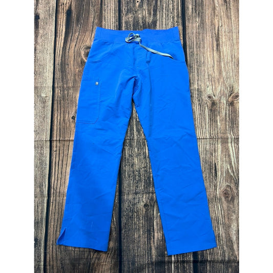 Figs Women's Cargo Scrub Pants Blue Size Medium Workwear