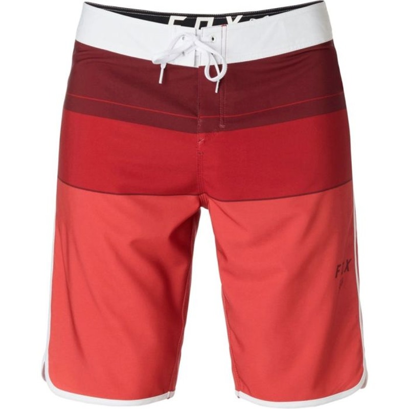 Fox Men's Size 30 Board shorts Red Maroon Color block Swim Trunks