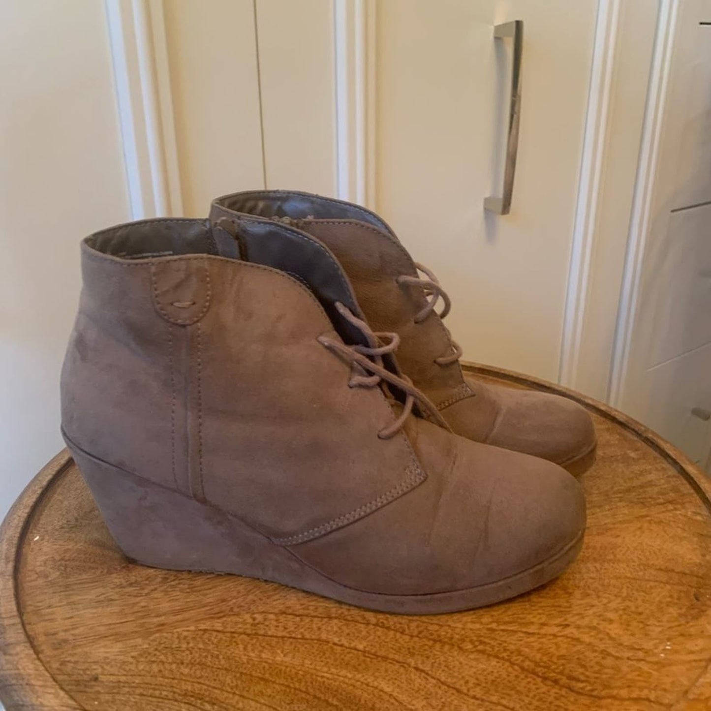 Merona Tan Faux Suede Booties - 10M