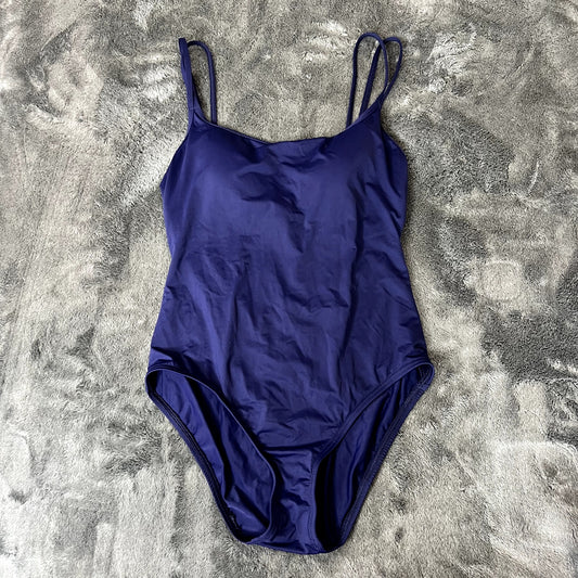 Tommy Bahama Women's One-Piece Swimsuit Navy Size 4 Adjustable Straps