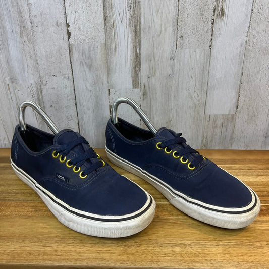 Vans Era B Navy with Gold Hardware Low Top Skate Shoes - Men's 6.5 / Women's 8.0