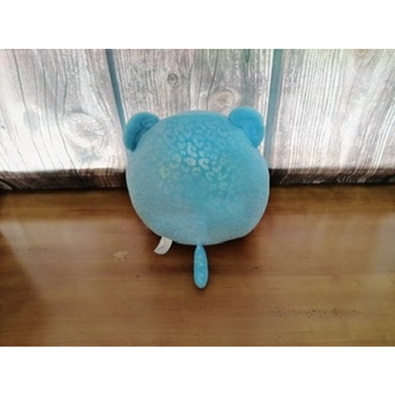 Squishmallows Sarge Blue Jaguar Plush Iridescent Spots Soft Stuffed 8 in