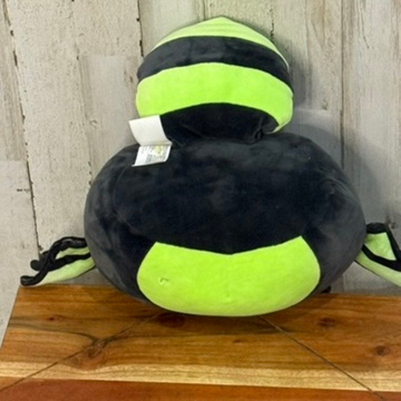 NWT Squishmallows Fury Hornet Plush Toy Black & Green Medium 10"