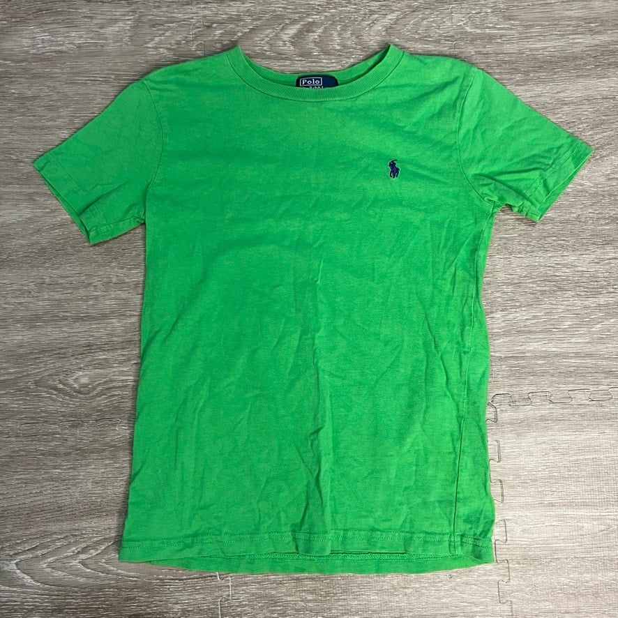 Polo Ralph Lauren Kids Green Crew Neck T-Shirt Size 7 Classic Fit