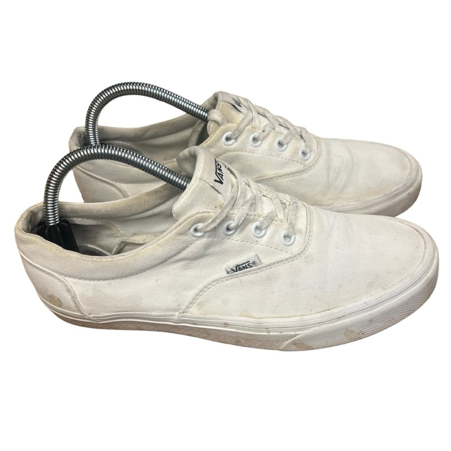 Vans Doheny Sneakers Womens US 9.5 Triple White Low Top Lace Up M8/W9.5