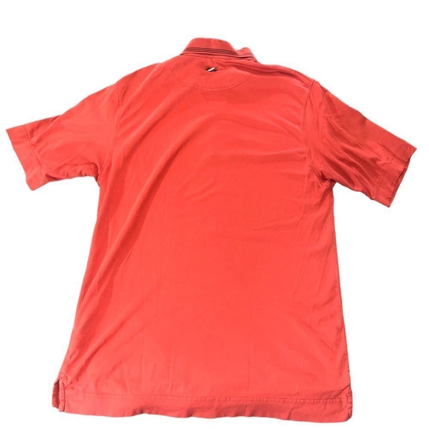 Men's Cutter & Buck Red/Orange Polo Size Medium