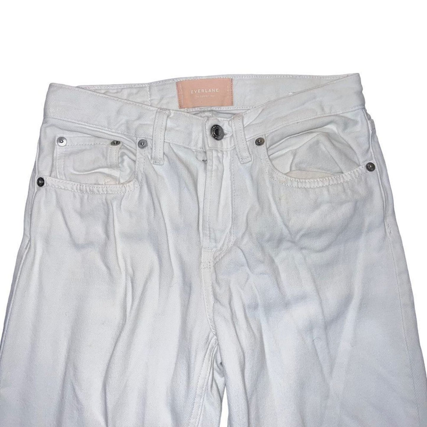 Everlane "The Summer Jean" High Waisted Straight Leg Ankle Jeans Size 27