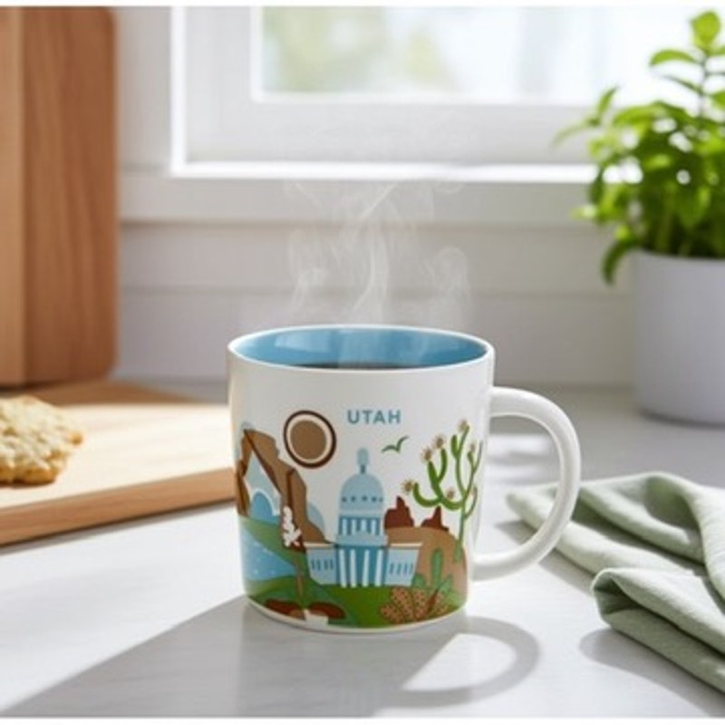 Starbucks Utah You Are Here Collection 14 oz Ceramic Mug