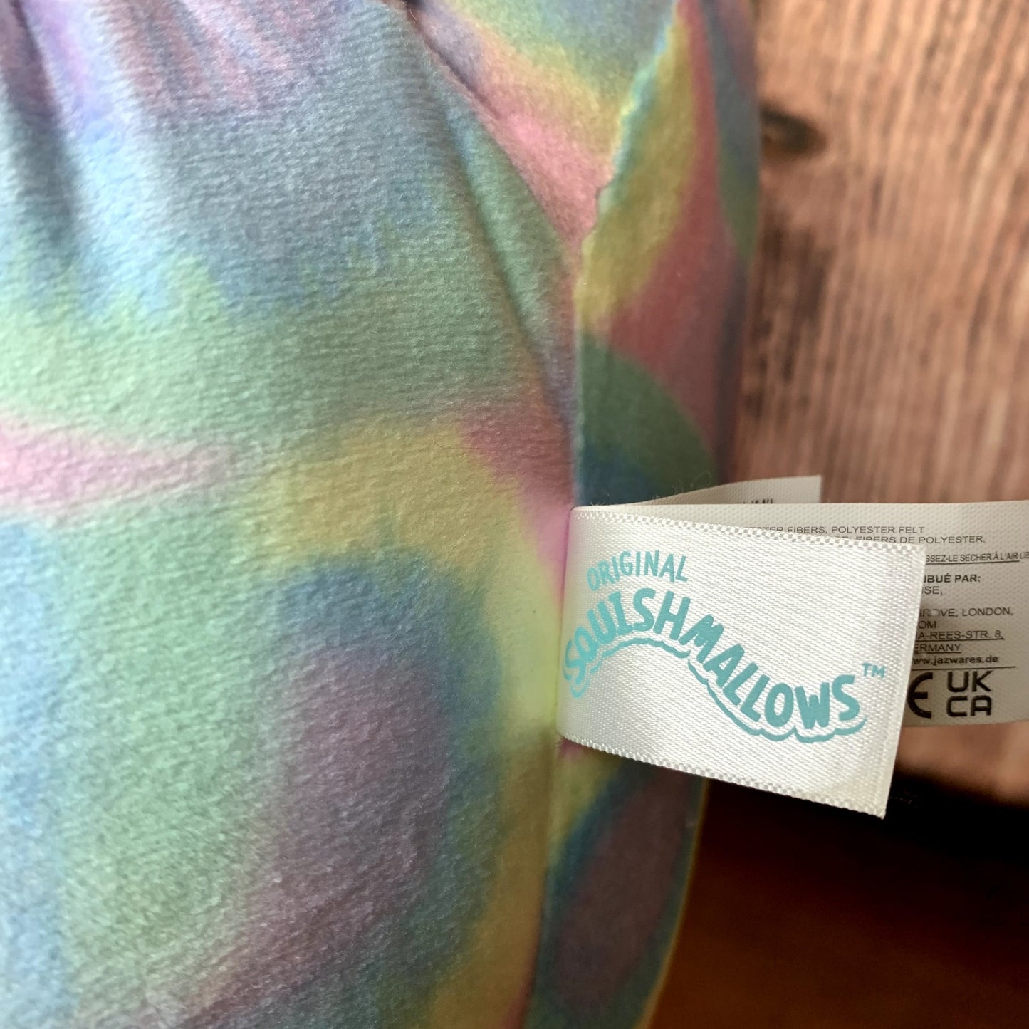 NWT Squishmallows Felexine the Fox Pastel Tie-Dye Plush w/Tag