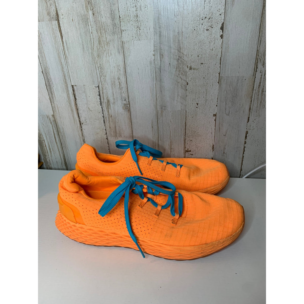 NOBULL Ripstop Runner Men's Running Training Shoes Neon Orange Size 9