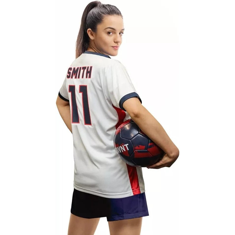 USWNT Women's Soccer Jersey Smith #11 White Youth XL